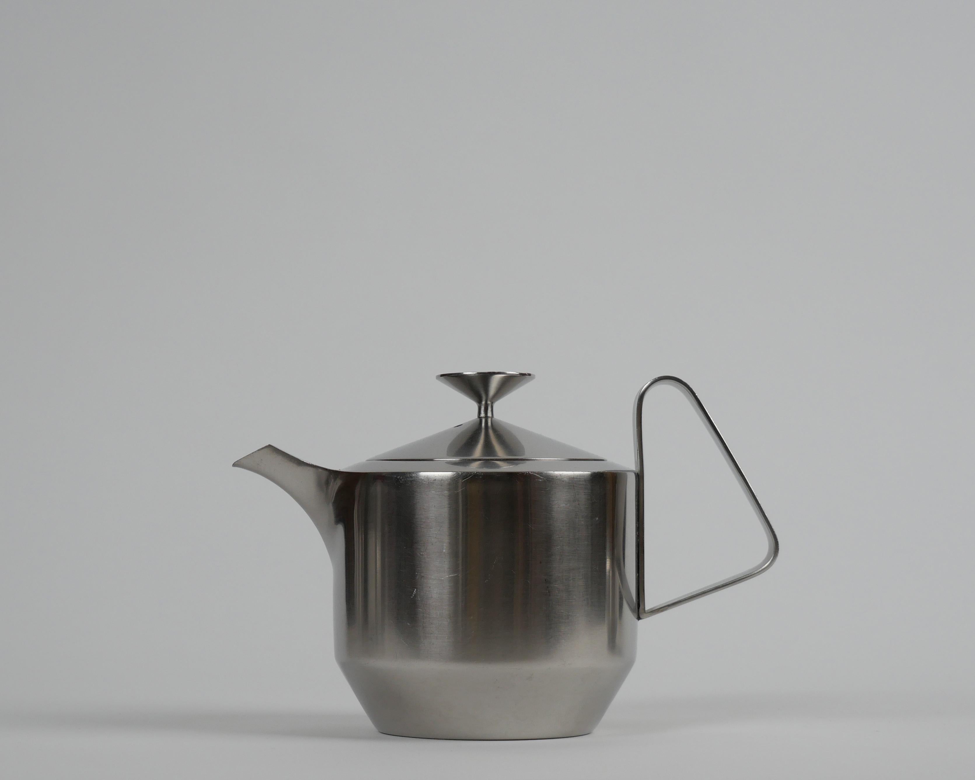 Stainless Steel Robert Welch for Old Hall, 1962-4, Alveston Tea Set, Super Complete Modernist