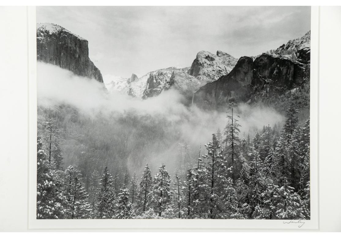 Robert Werling (American, B.1946) Black And Photograph, Mountain Landscape In Good Condition For Sale In Bridgeport, CT