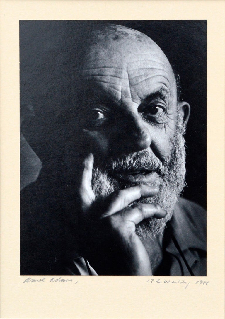 Portrait of Ansel Adams - Signed Black & White Photograph - Gray Black and White Photograph by Robert Werling