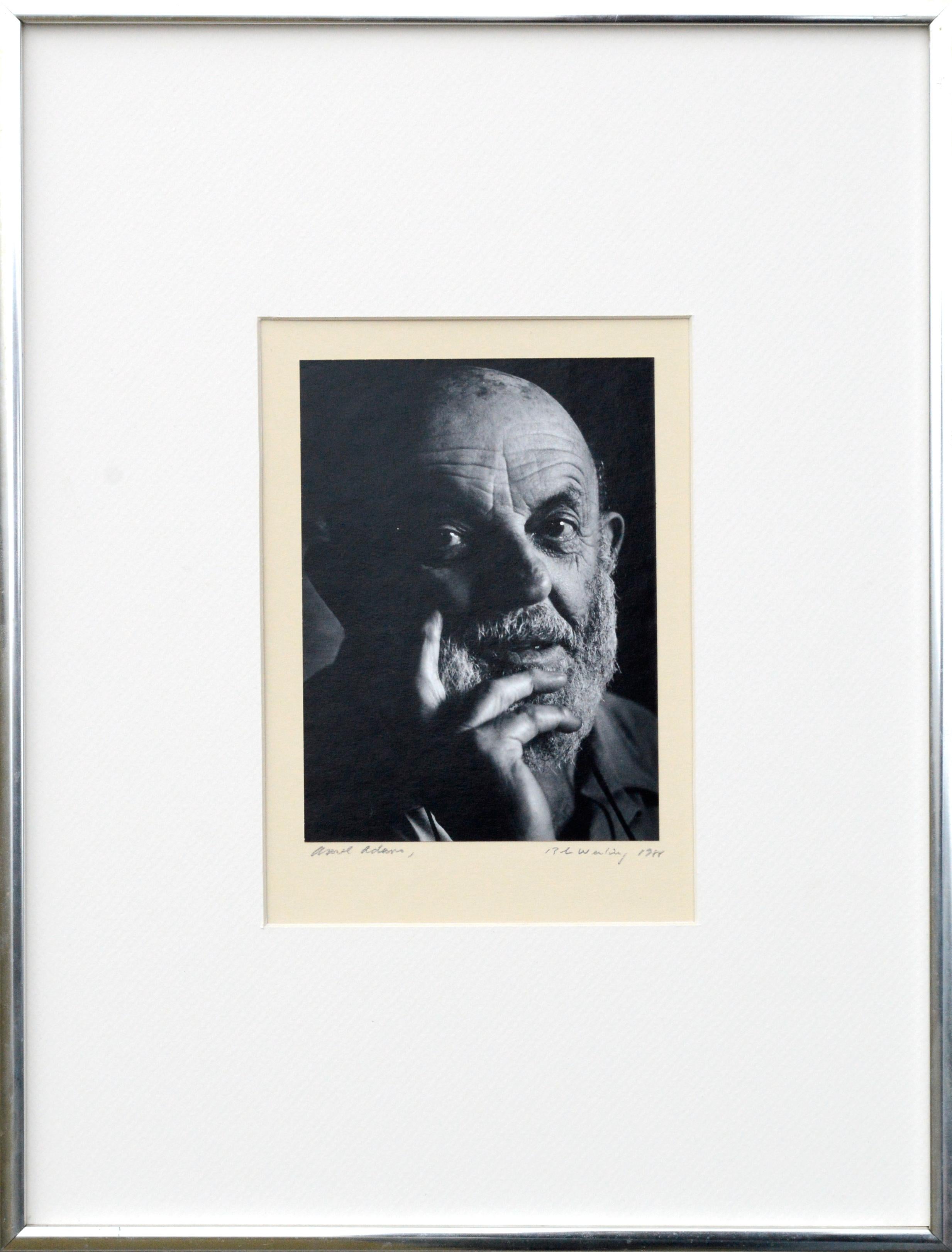 Portrait of Ansel Adams - Signed Black & White Photograph