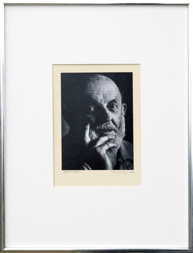 Robert Werling Black and White Photograph - Portrait of Ansel Adams - Signed Black & White Photograph