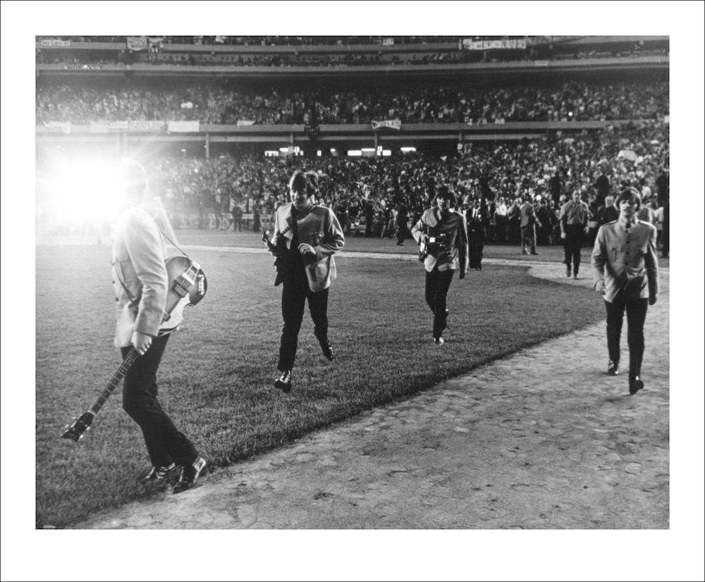 Robert Whitaker Portrait Photograph - The Beatles Shea Stadium 1965