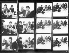 Retro The Beatles Dolls 1966 contact sheet print by Robert Whitaker