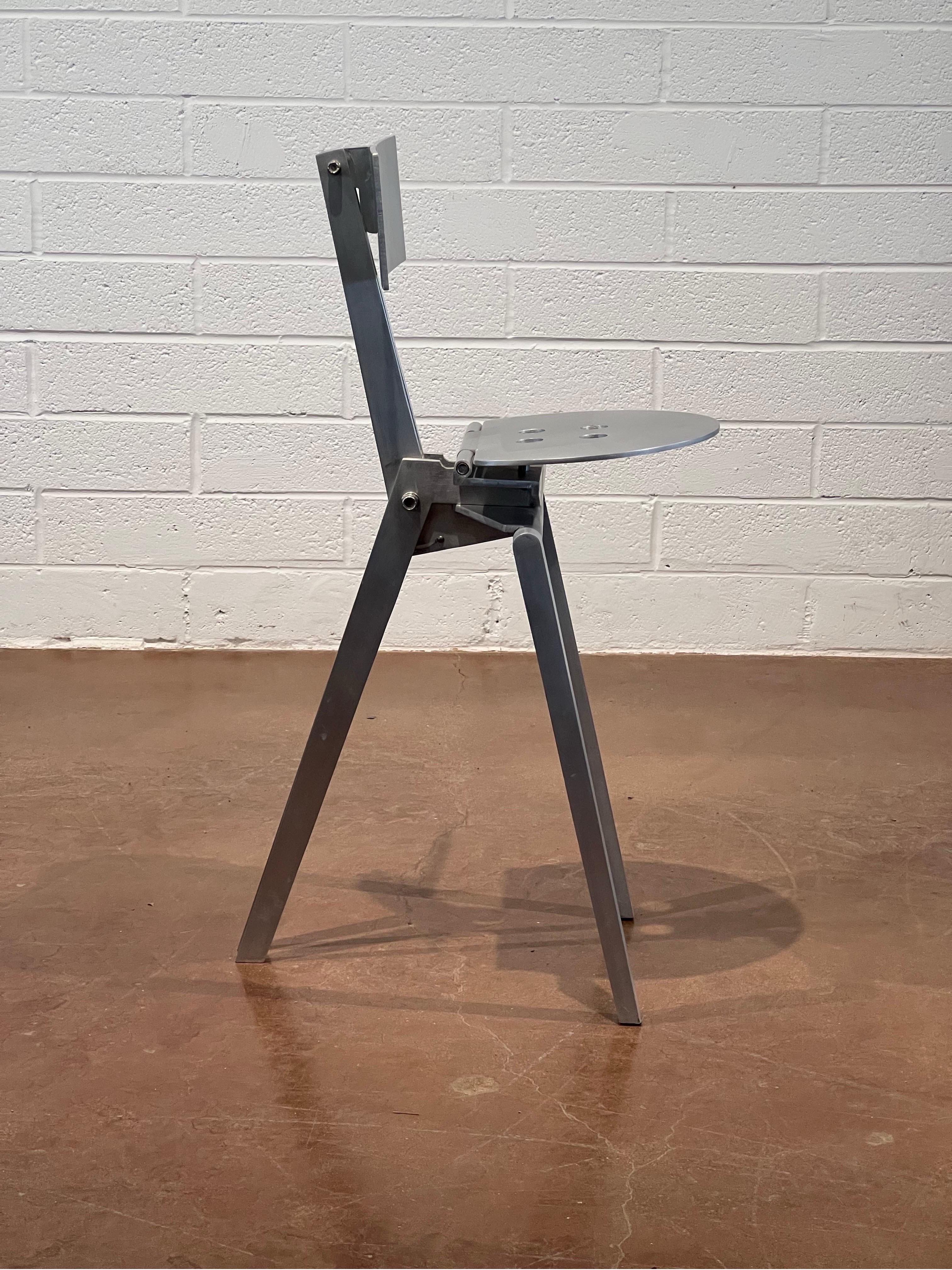 Americano Robert Whitton Prototipo di sedia da disegno pieghevole in vendita
