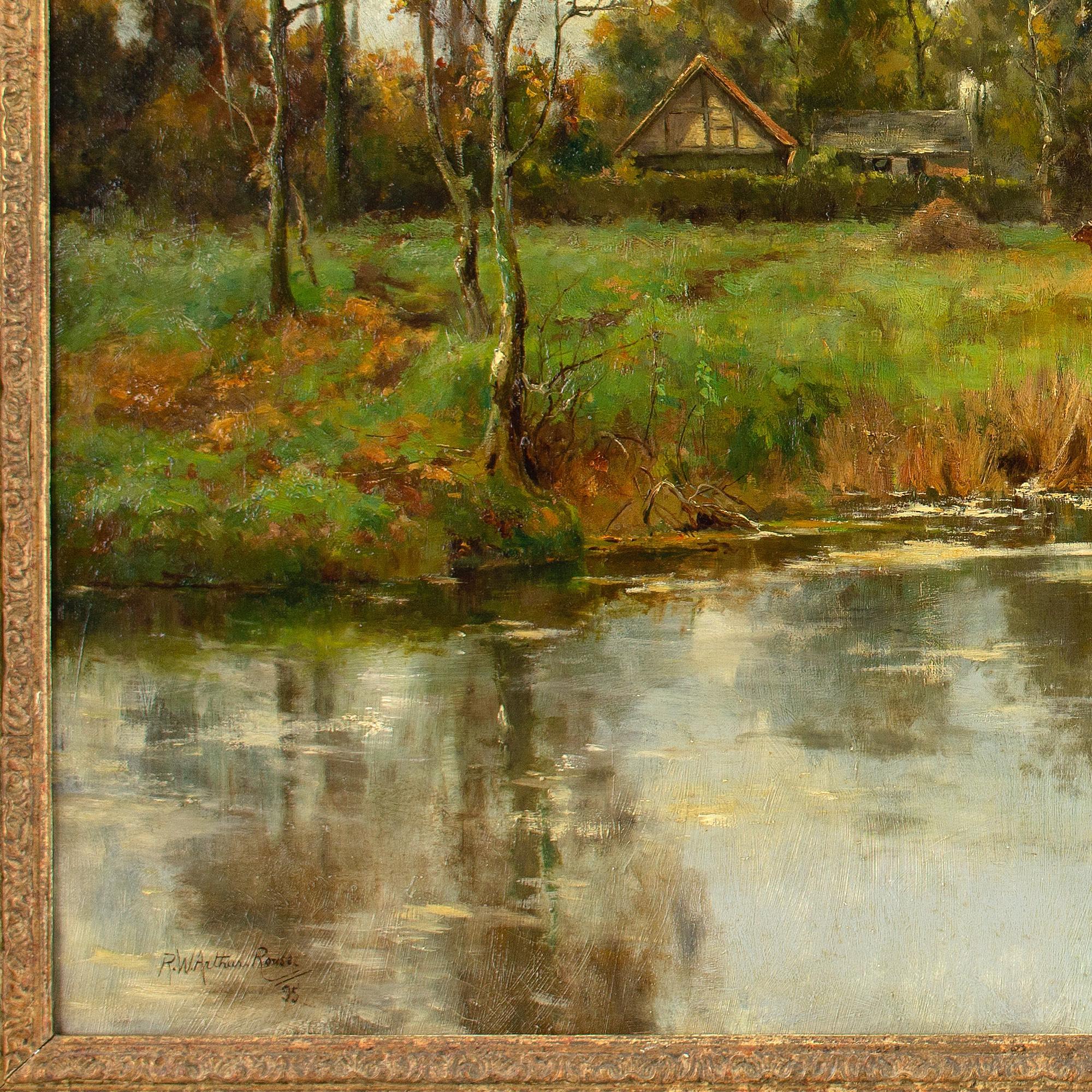 Robert William Arthur Rouse RBA, On The Stour, Kent 7
