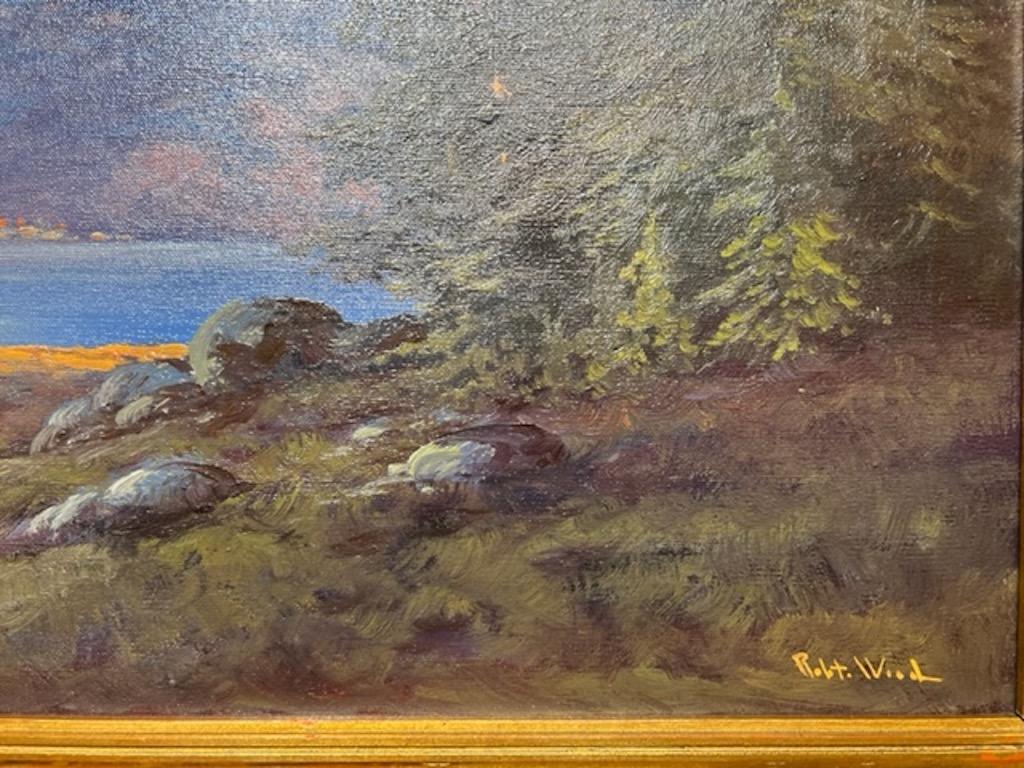 Berglandschaft – Painting von Robert William Wood