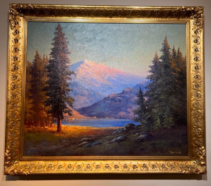 Robert William Wood Landscape Painting – Berglandschaft