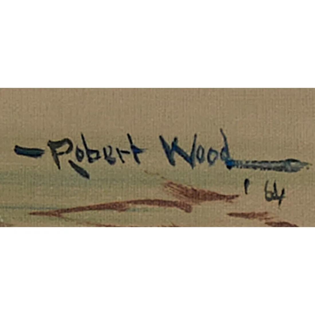 how can you tell if a robert wood painting is real