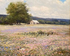 "SPRING MIX" TEXAS HILL COUNTRY WILDFLOWERS IMAGE: 25 X 30