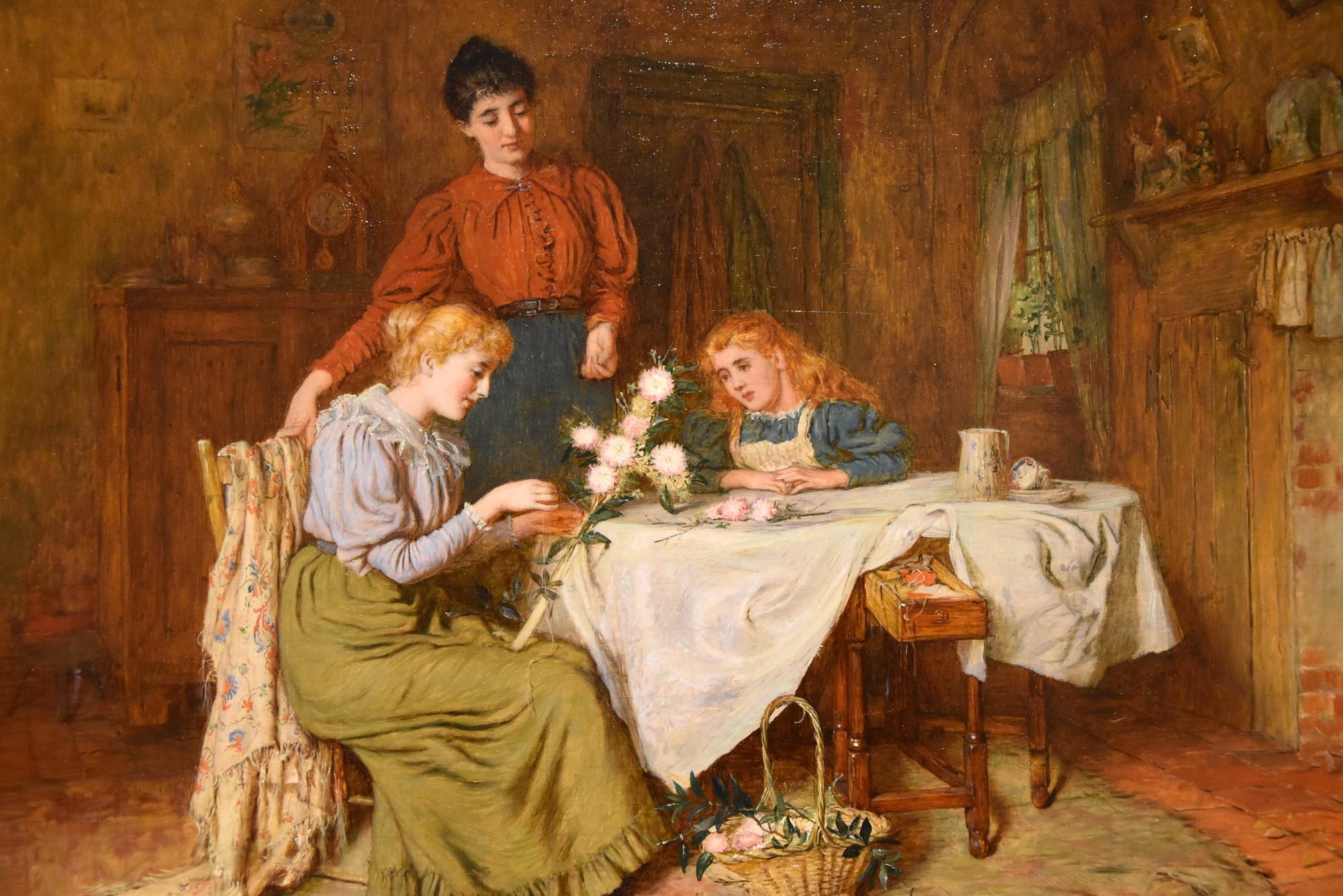 Pittura a olio di Robert William Wright 