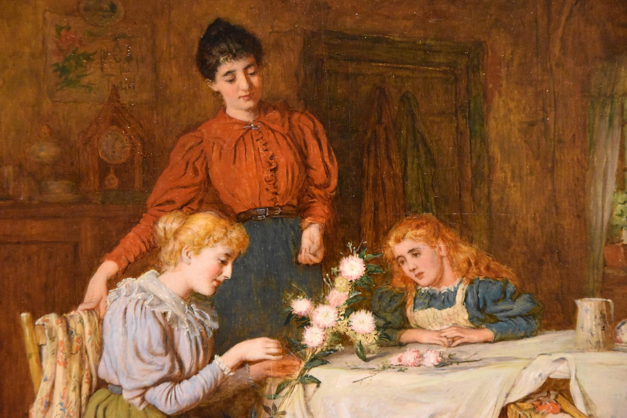 Pittura a olio di Robert William Wright 