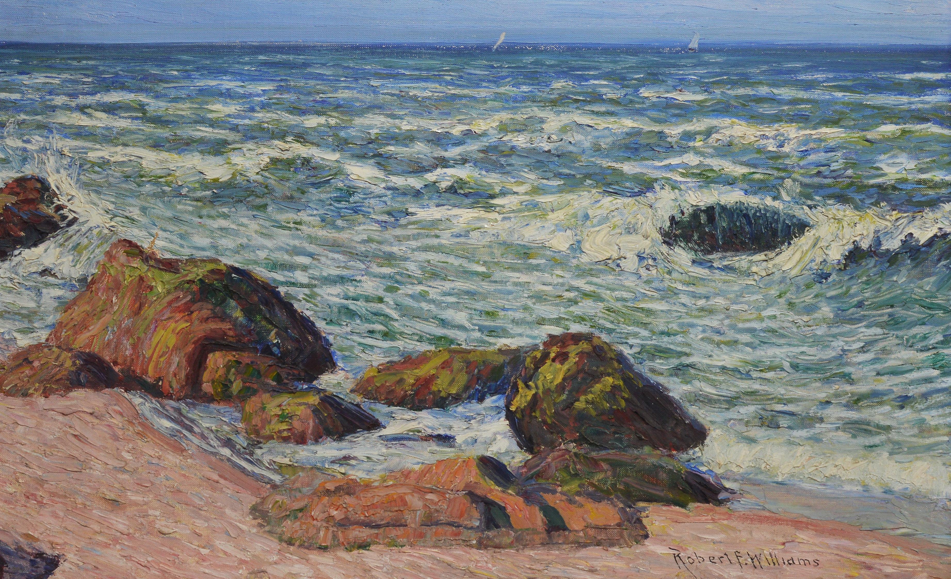 California Impressionist Beach View by Robert Williams 1
