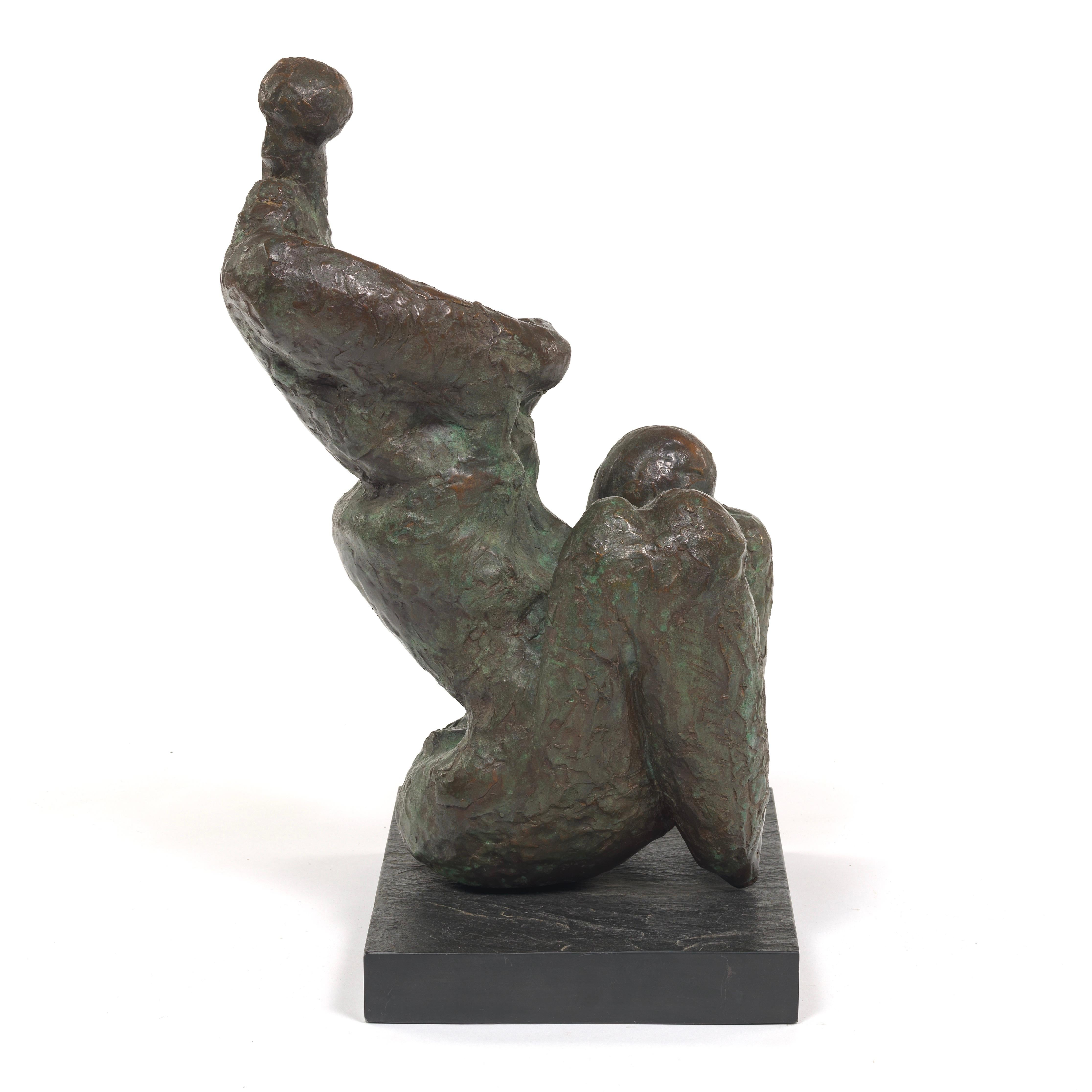 Mid-Century Modern Robert Winslow Modern Abstract Bronze Sculpture For Sale
