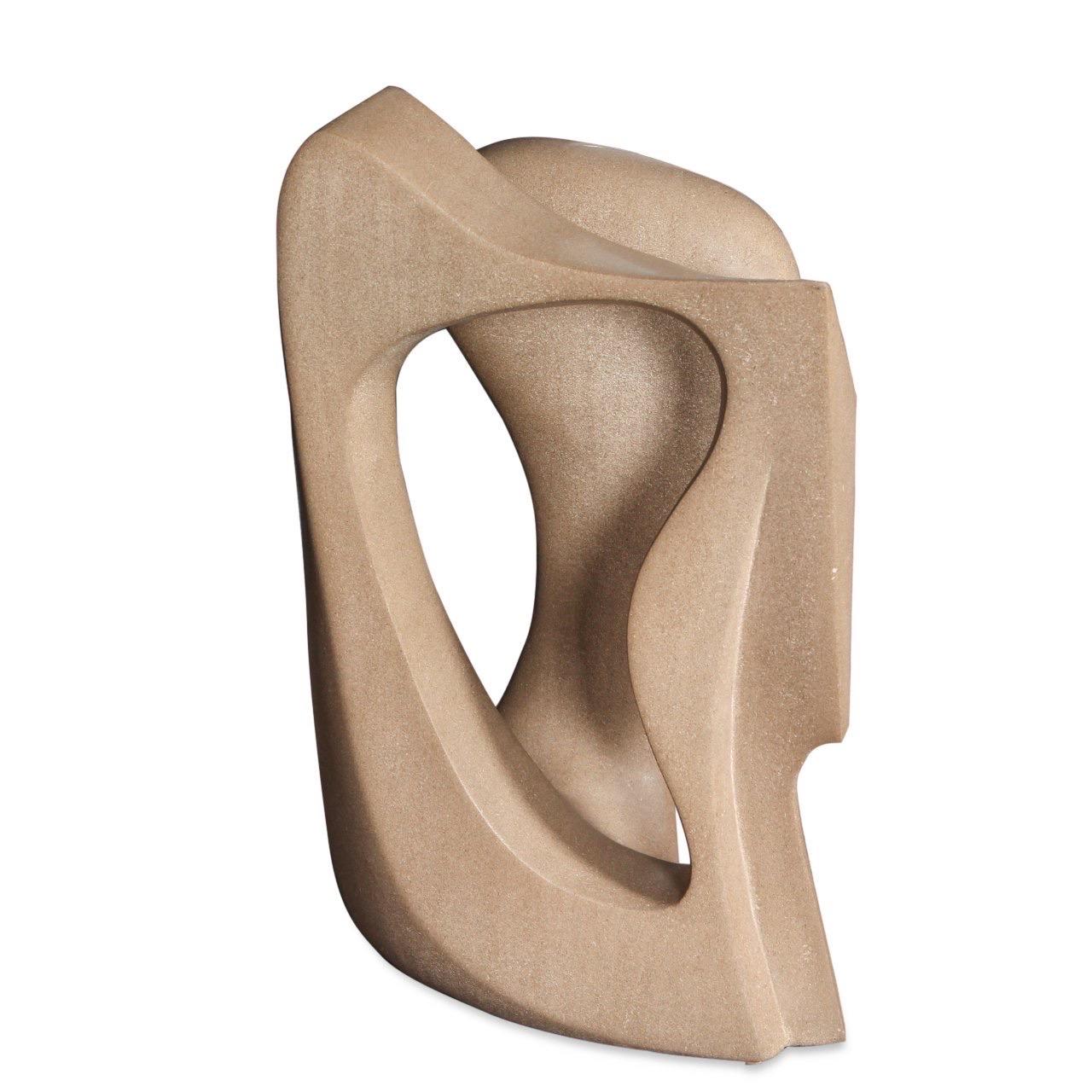 Robert Winslow hand carved abstract sculpture made of Tennessee marble.

Robert Winslow emerged as a recognized sculptor and painter in the late 1970’s. His paintings and sculptures are in the collections of many prominent corporations including