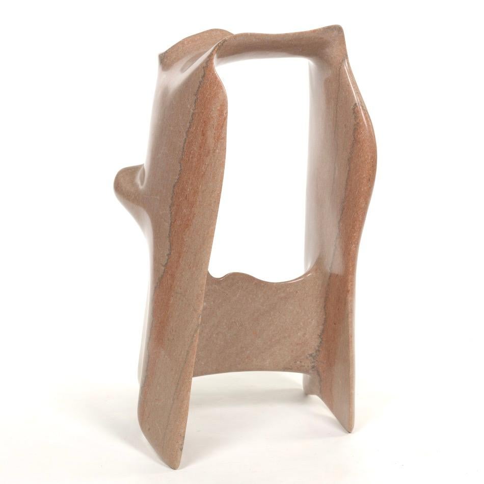 UNTITLED - Brown Abstract Sculpture by Robert Winslow