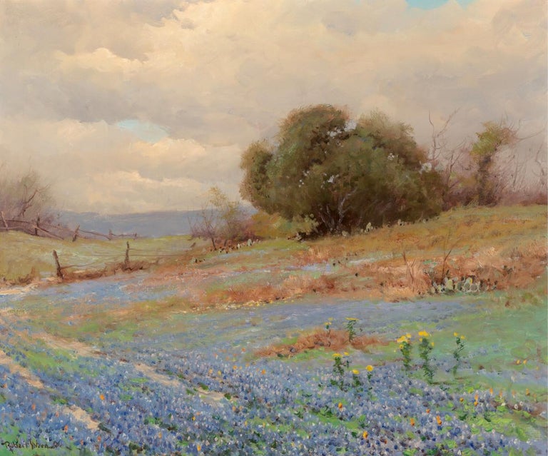 Robert Wood "APRIL" TEXAS HILL COUNTRY IMAGE 25 X 30