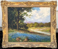 Vintage "Bluebonnets Texas Hill Country"