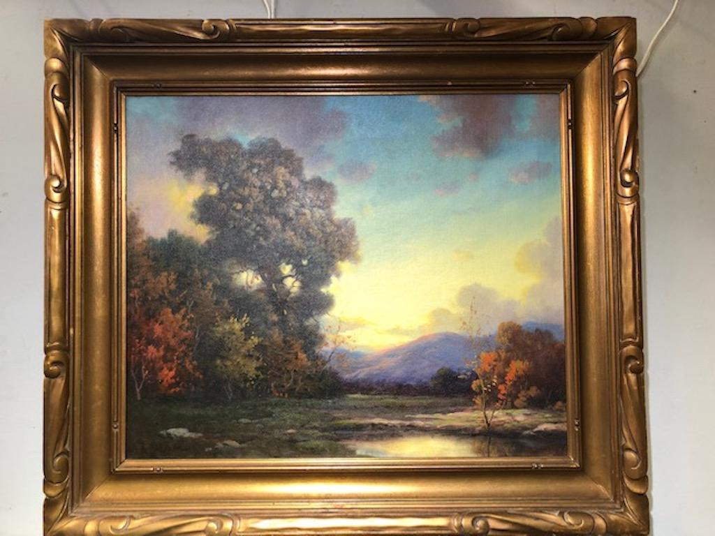 ROBERT WILLIAM WOOD
                   (1889-1979)

Robert William Wood war ein amerikanischer Landschaftsmaler. Er wurde in England geboren, wanderte in die Vereinigten Staaten aus und wurde in den 1950er Jahren durch den millionenfachen Verkauf