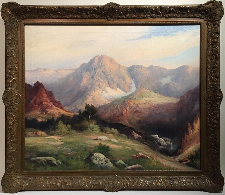 Robert Wood Robert Wood Heart Of The Rockies Oil On Canvas 25 X 30