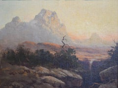 "West Texas"   Landscape Early Robert Wood