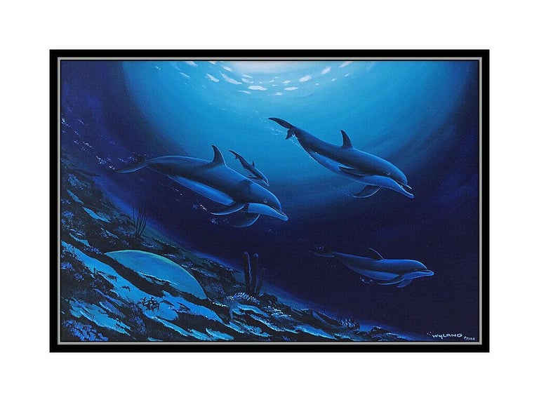 Robert Wyland Robert Wyland Painting Large Original Oil On Canvas