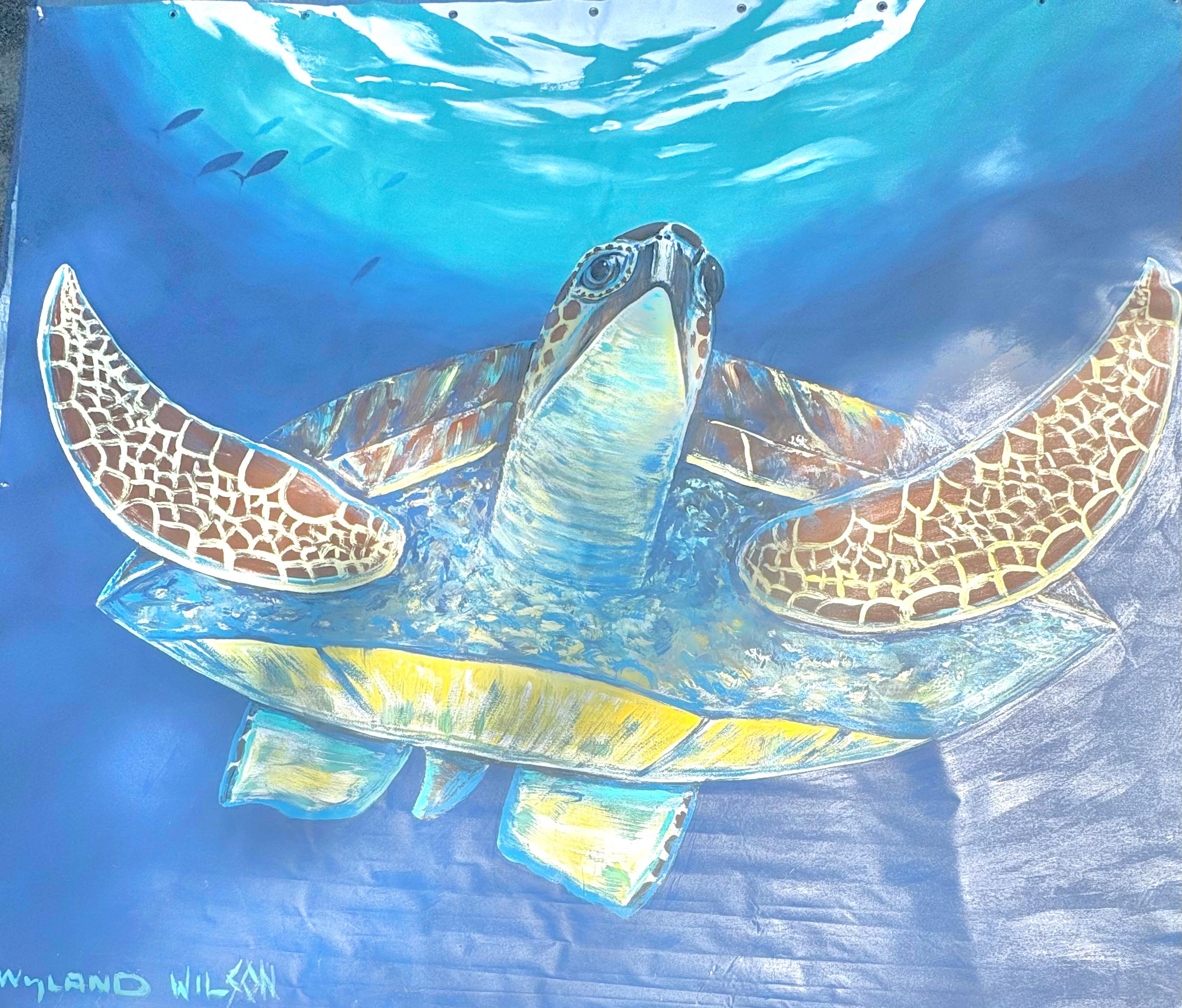 “Turtle” - Painting by Robert Wyland
