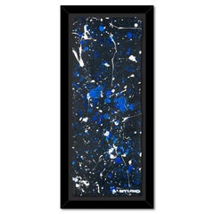 Wyland, gerahmtes Originalgemälde (36" x 18")