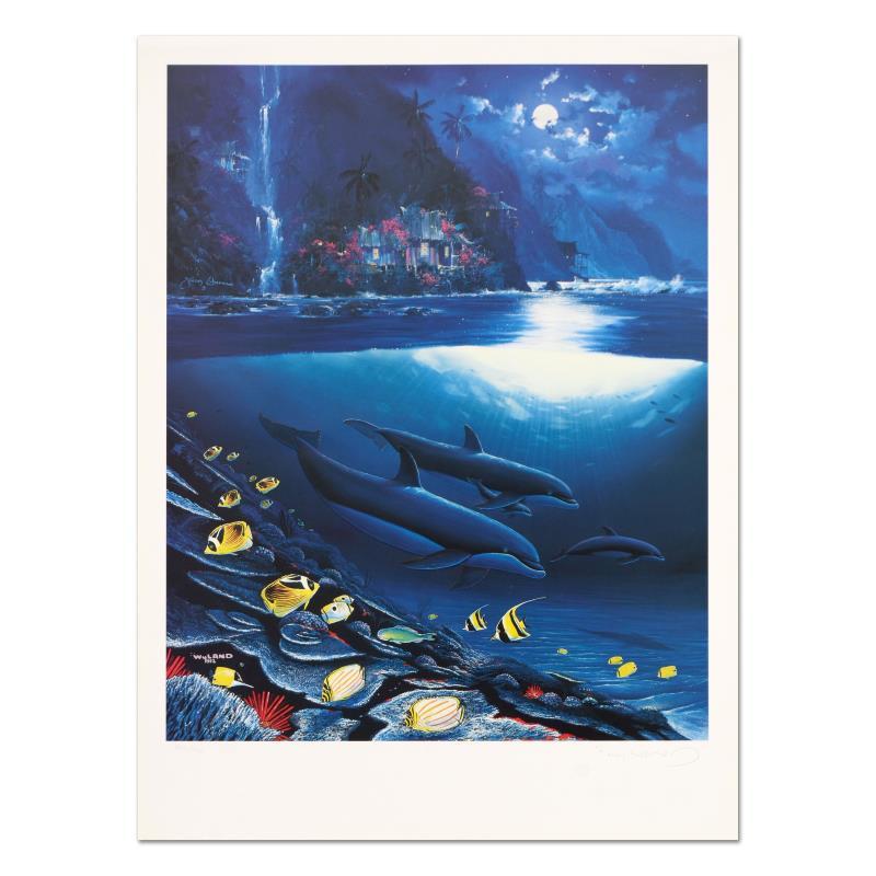 Robert Wyland Print – „Paradise“ Lithographie in limitierter Auflage