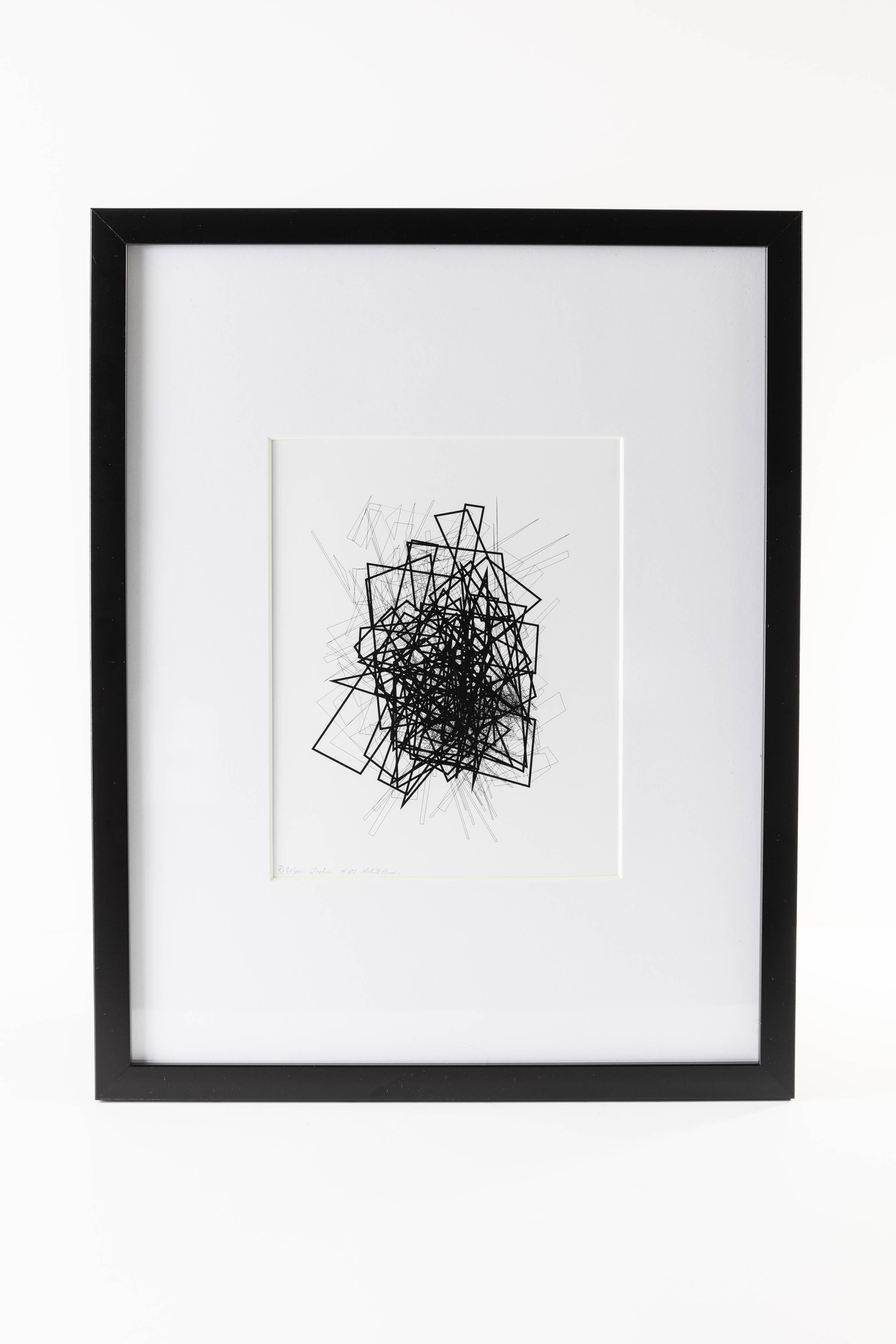 Résumé #84  - Géométrique abstrait Print par Robert Wynn Taylor