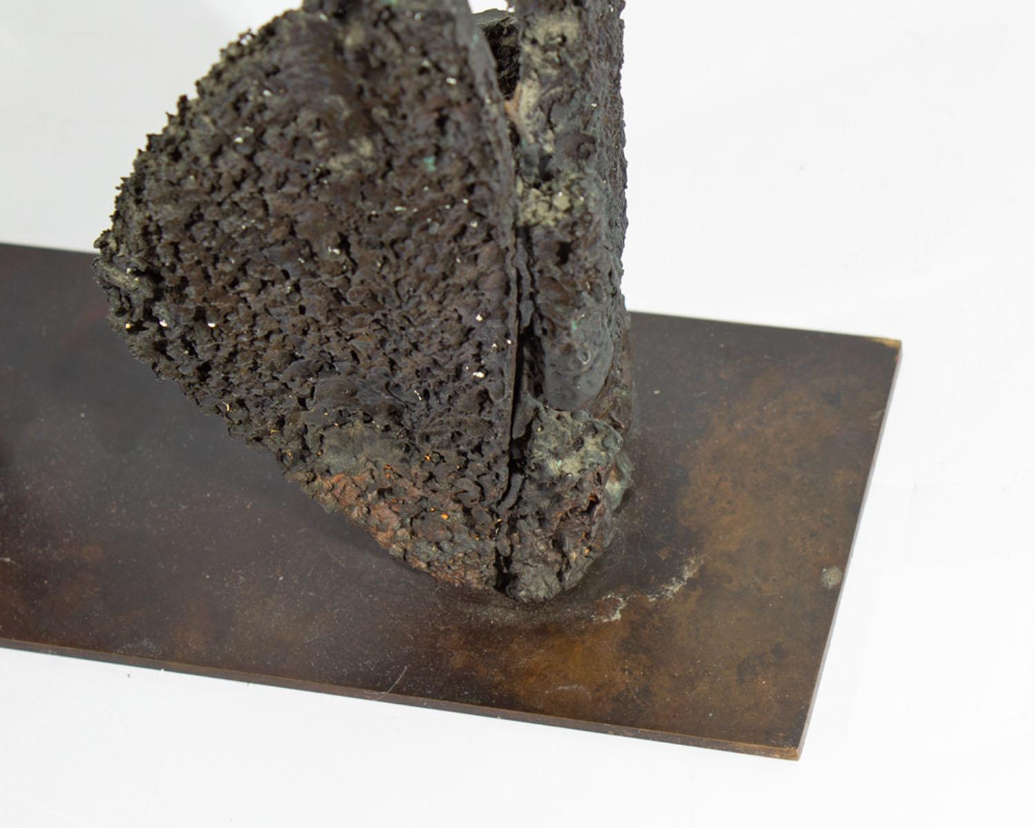 Robert X. Holmes Signed “Emerging” Limited Edition Bronze Sculpture In Good Condition For Sale In Indianapolis, IN
