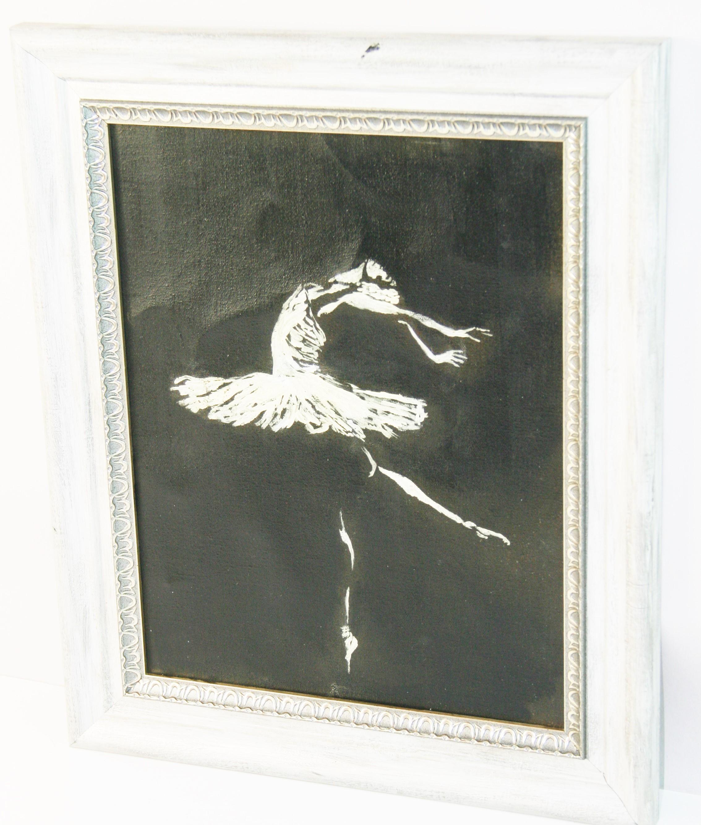 Pintura al óleo Bailarina Silhoutte - Painting de Robert Yarmola