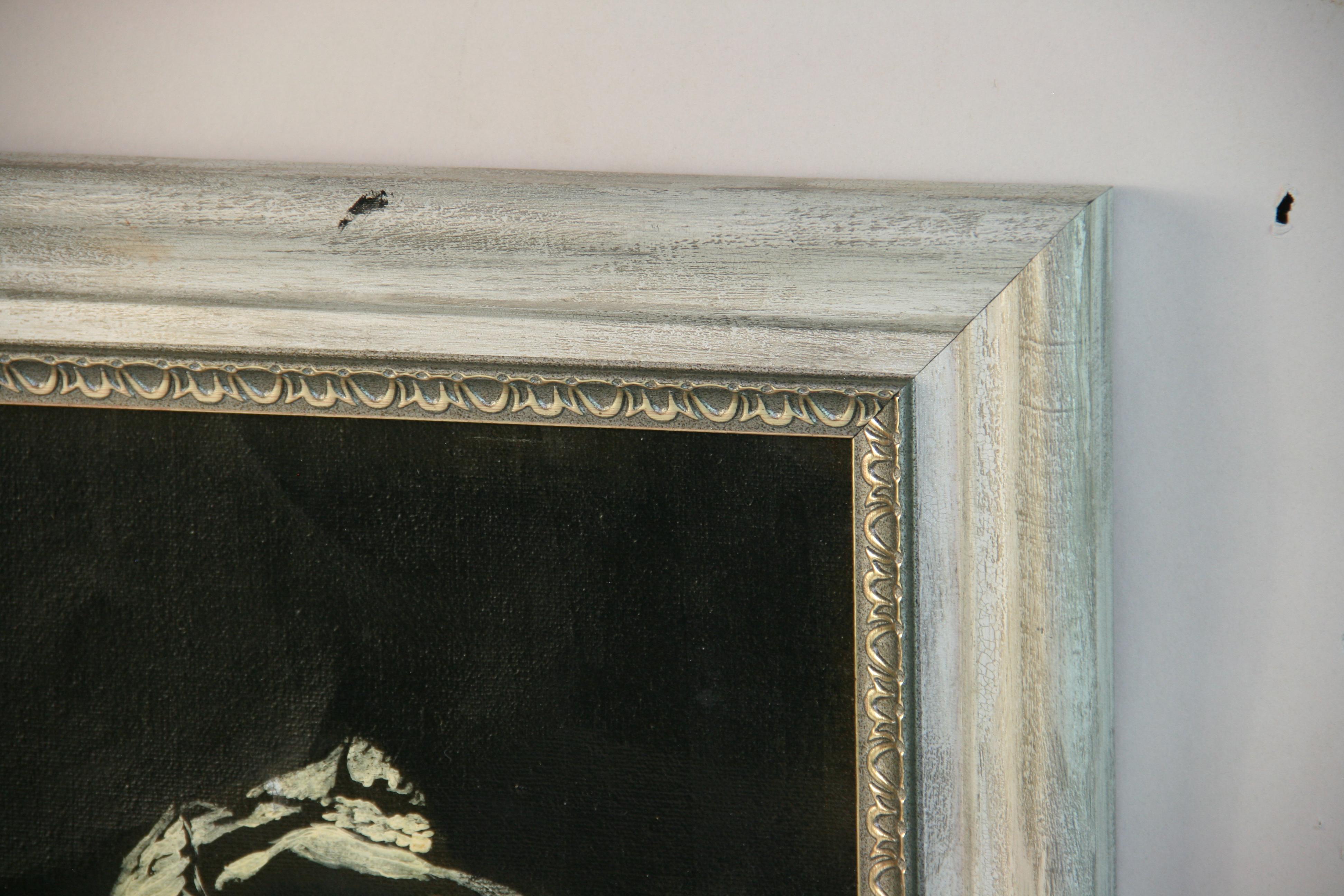 Pintura al óleo Bailarina Silhoutte en venta 2