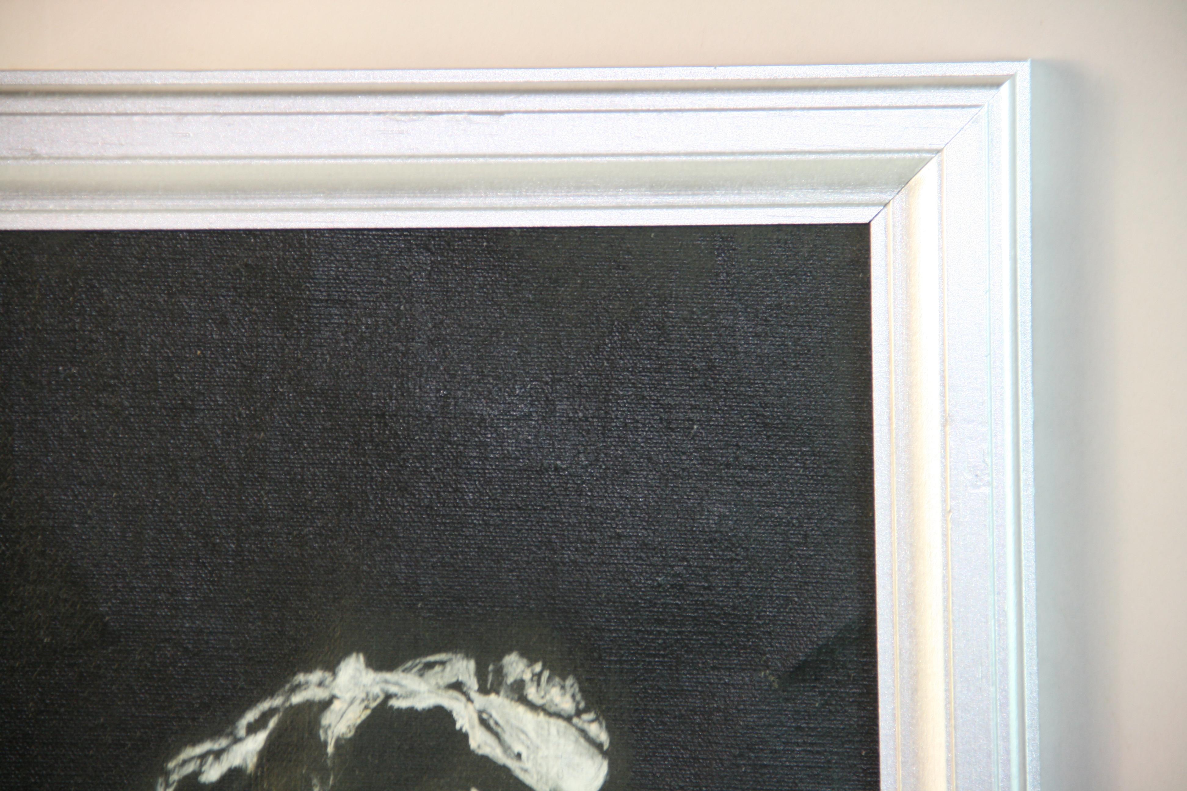 Ballerina Silouette Pittura ad olio #2 in vendita 1