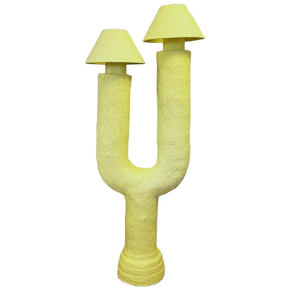 Robert Yellow Lamp by Lea Mestres