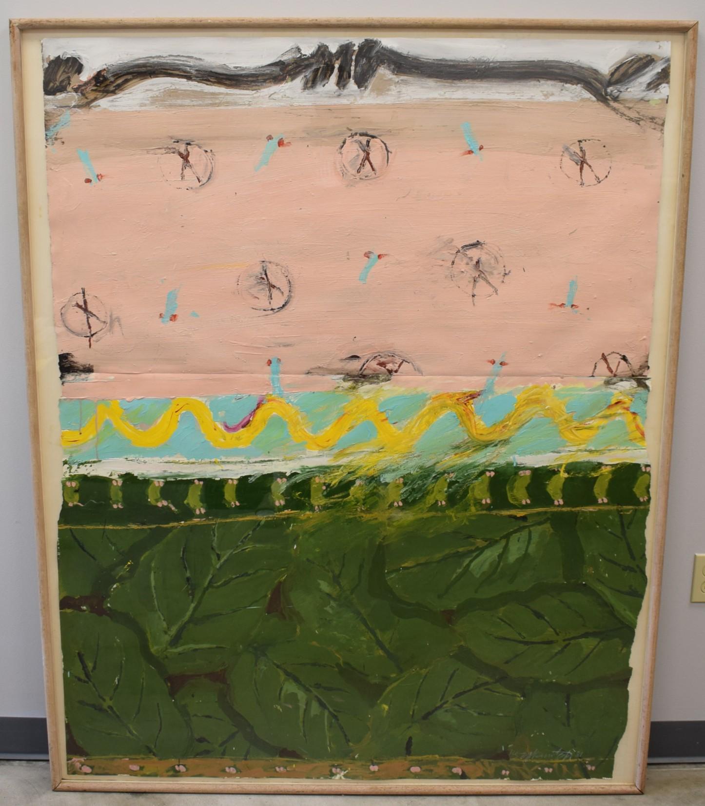 Dimensioni dell'arte: 60 3/4" H. x 46 1/2" L. #888

Dimensioni della cornice: 62 1/2 "H. x 51 "W. x 1 3/4 "D.

w/ The Harcus Gallery 7 Newbury Street Boston Mass Label

Peso: 35 libbre

*Richiede S.S. White a spese dell'acquirente*.

Robert Rahway