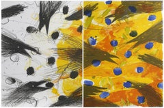 Jamboree Crows, litografía moderna de Robert Zakanitch