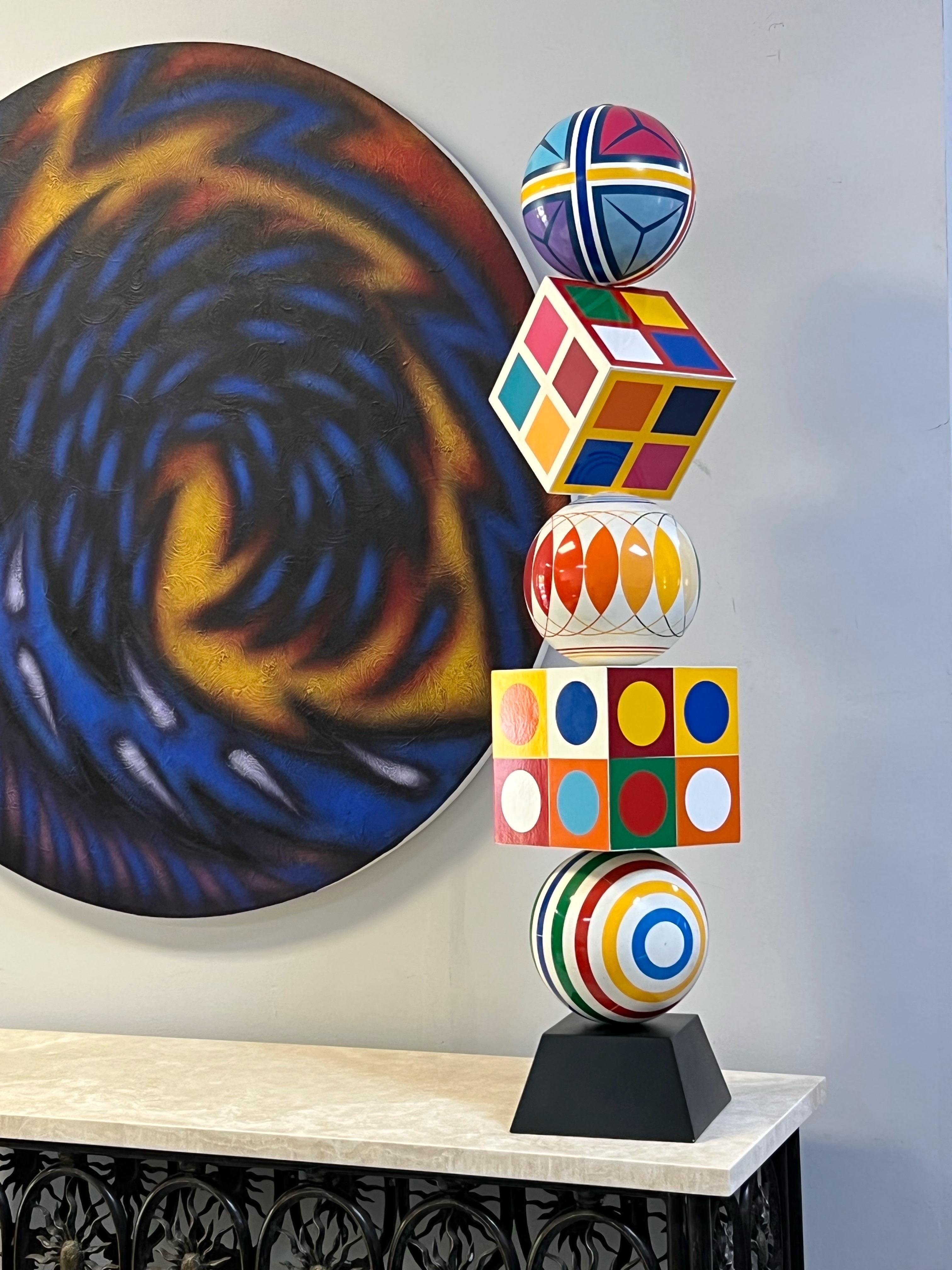 Américain Sculpture abstraite géométrique moderne géométrique de Robert Zeidman en vente