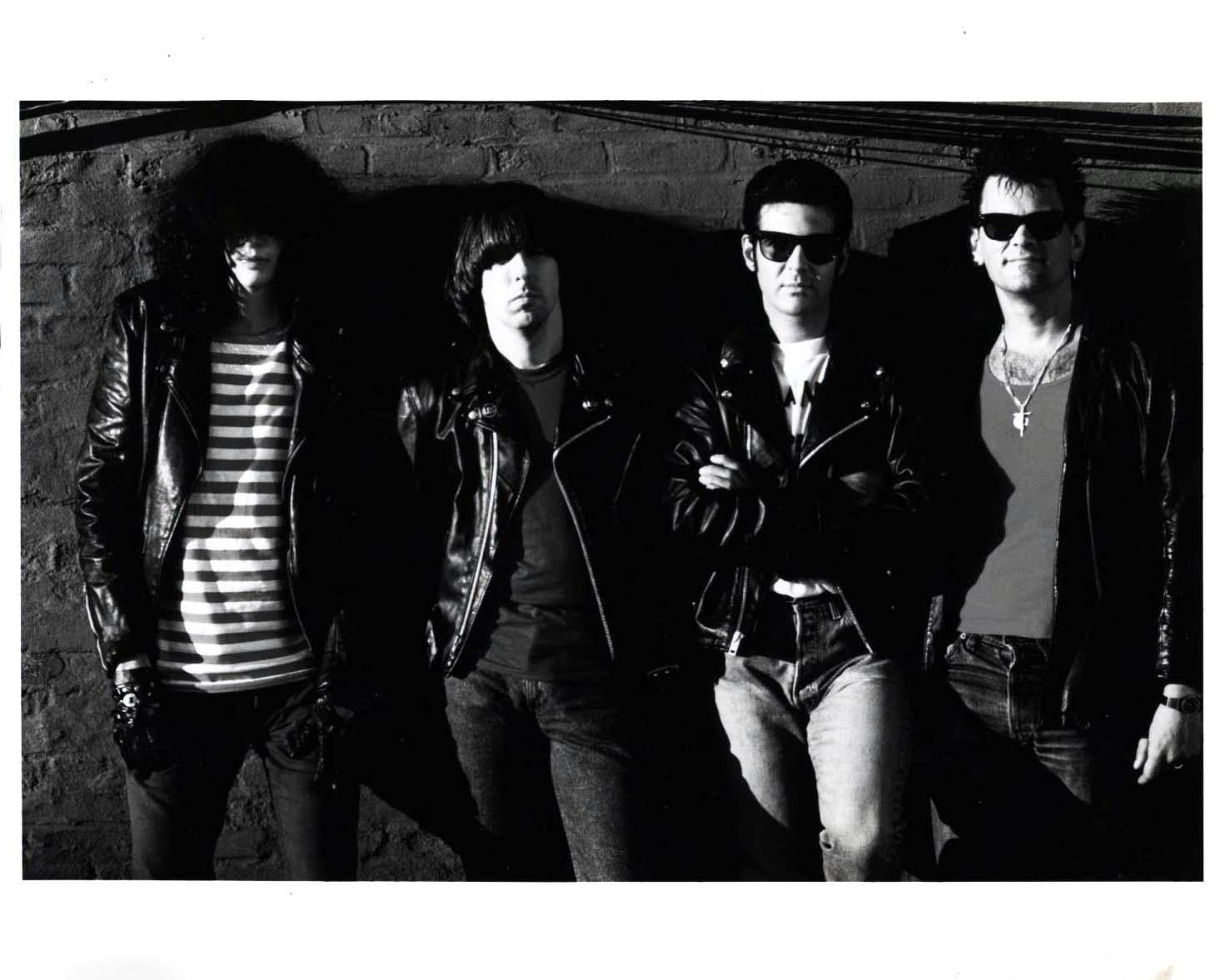 Vintage The Ramones photograph (Ramones darkroom photograph)  - Pop Art Photograph by Roberta Bayley