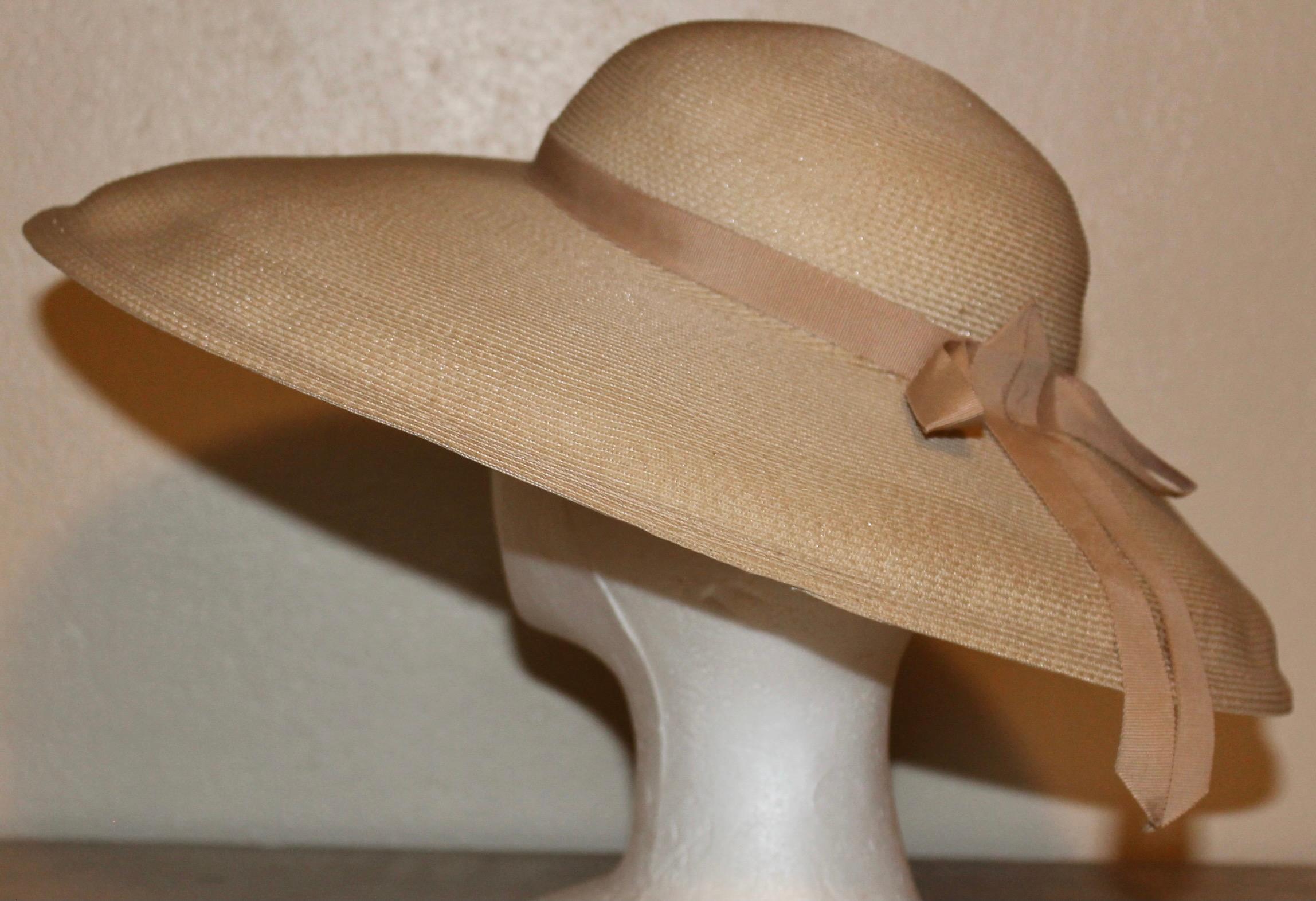 Roberta Bernays Original 1930's Straw Hat For Sale 6