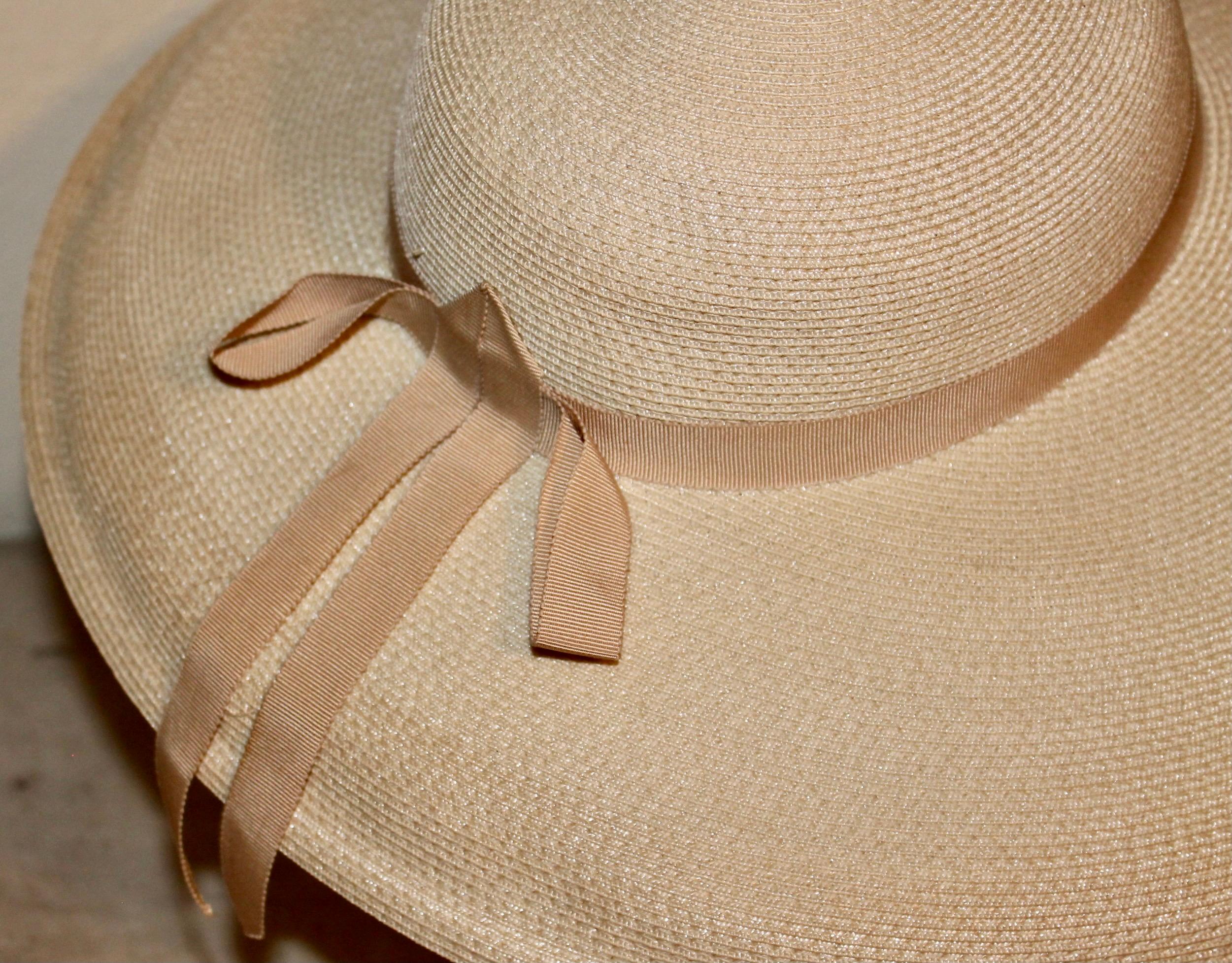 Roberta Bernays Original 1930's Straw Hat For Sale 4