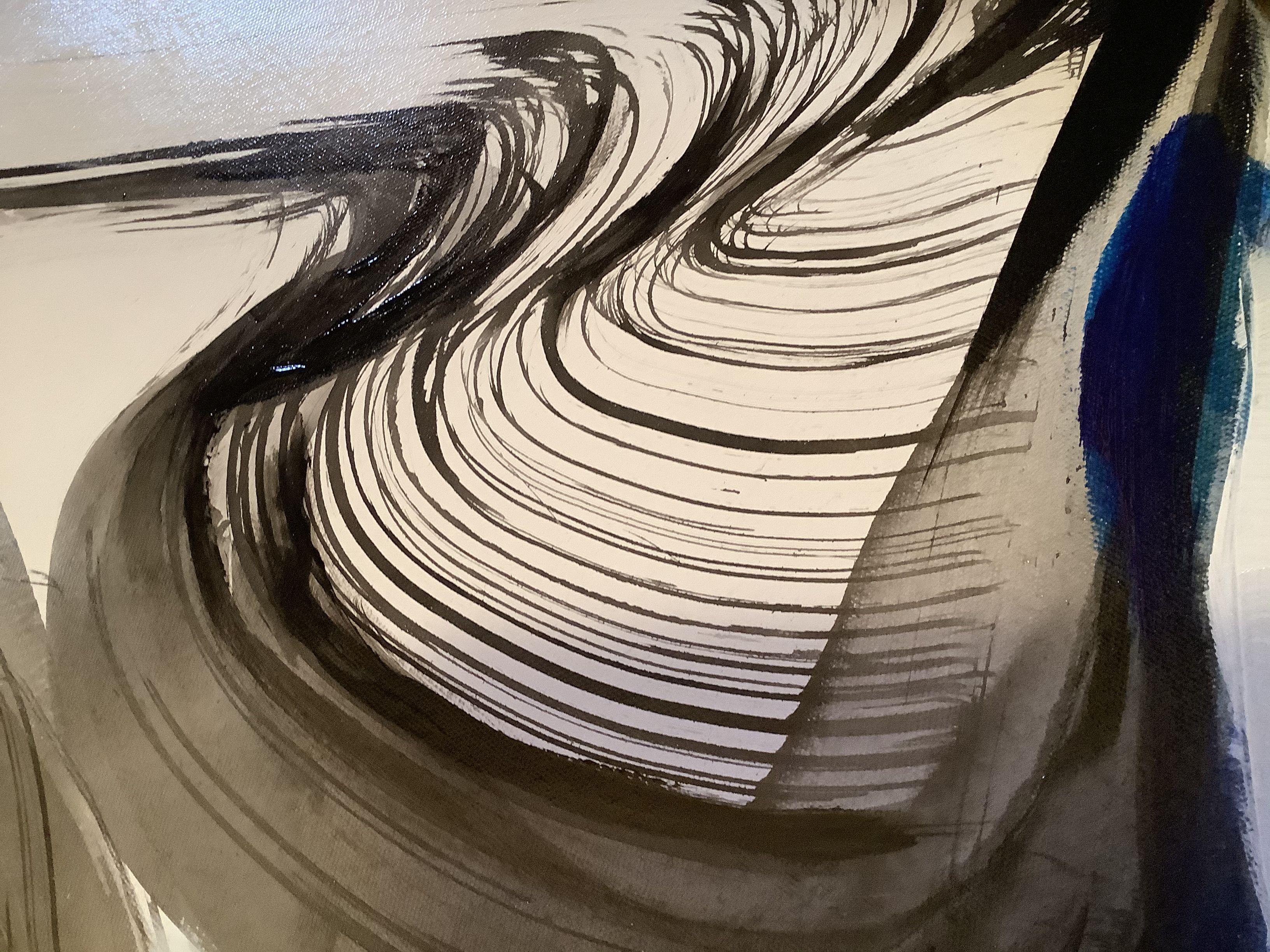 La discesa, Pittura, Acrilico su tela - Painting di Roberta  Cervelli