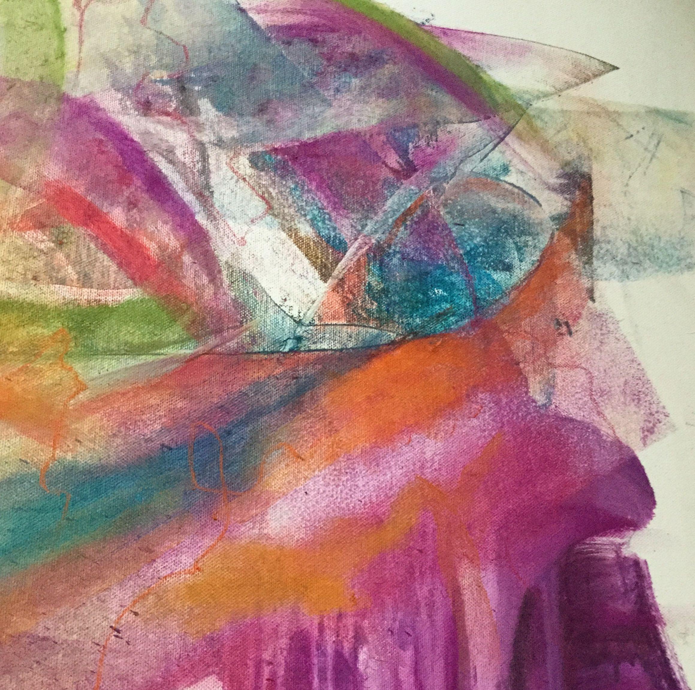 Un pensiero meraviglioso, Pittura, Acrilico su tela - Painting di Roberta  Cervelli