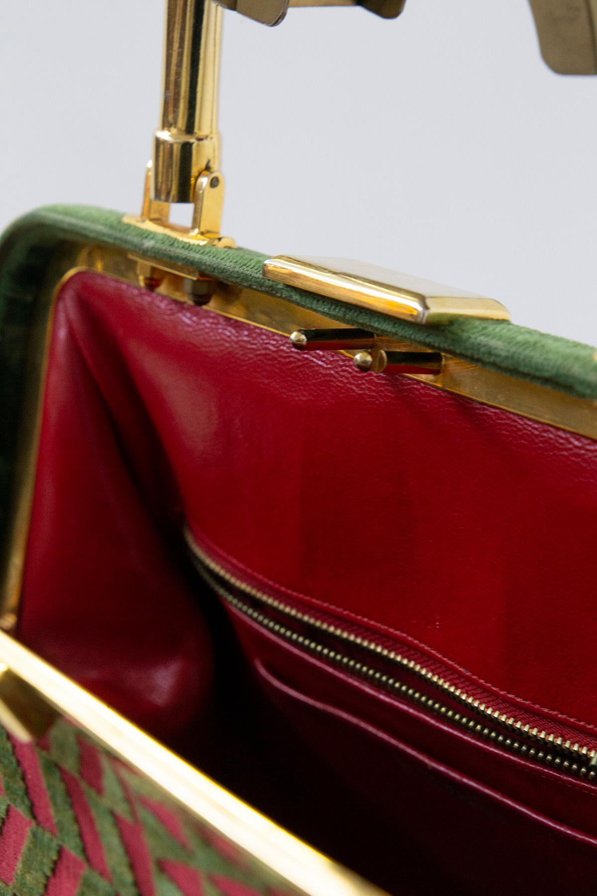 Roberta di Camerico Brocatelle  velvet BAGONGHI bag 6