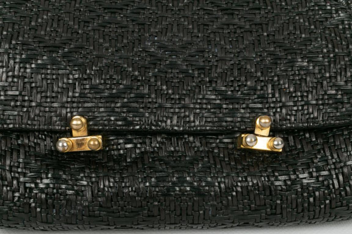 Roberta Di Camerino Black Leather Bag For Sale 8