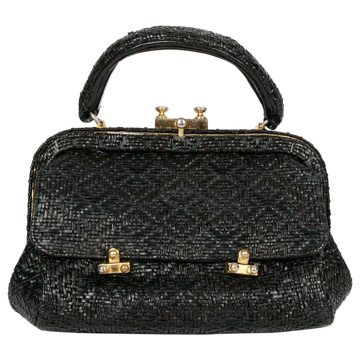 Roberta Di Camerino Bolso de piel negro