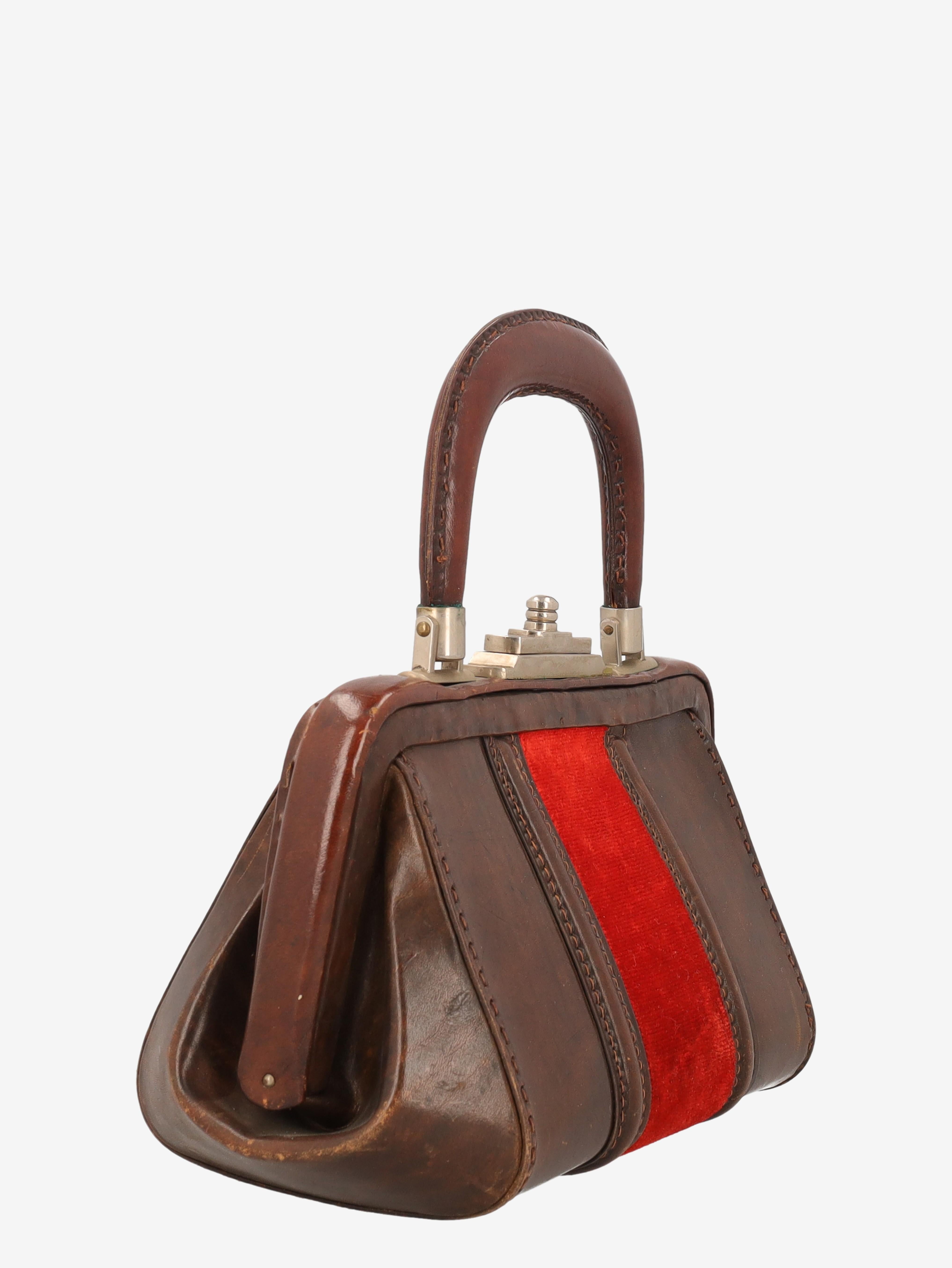 Roberta di Camerino Leather Bagonghi Bag In Excellent Condition For Sale In Milano, IT