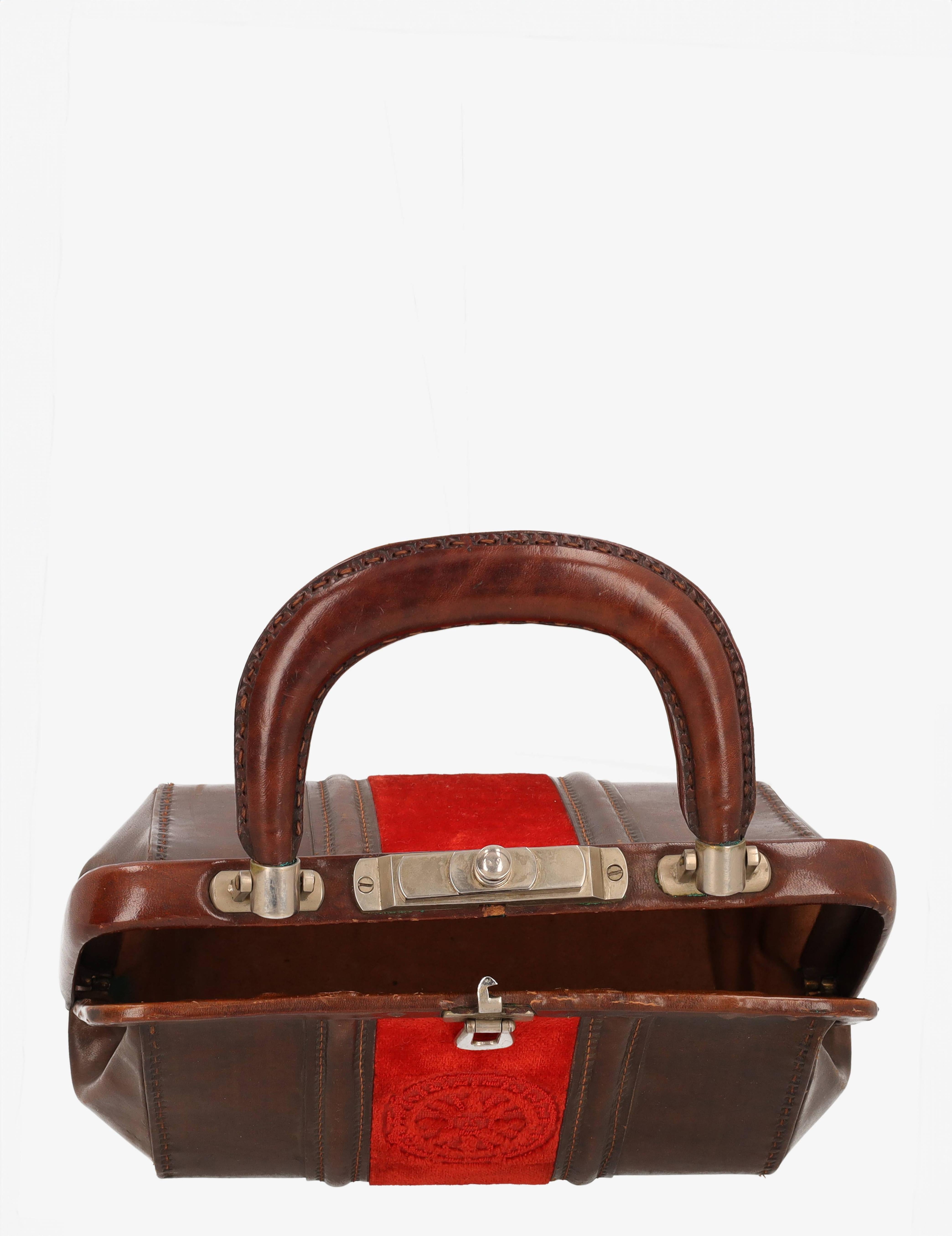 Roberta di Camerino Leather Bagonghi Bag For Sale 3