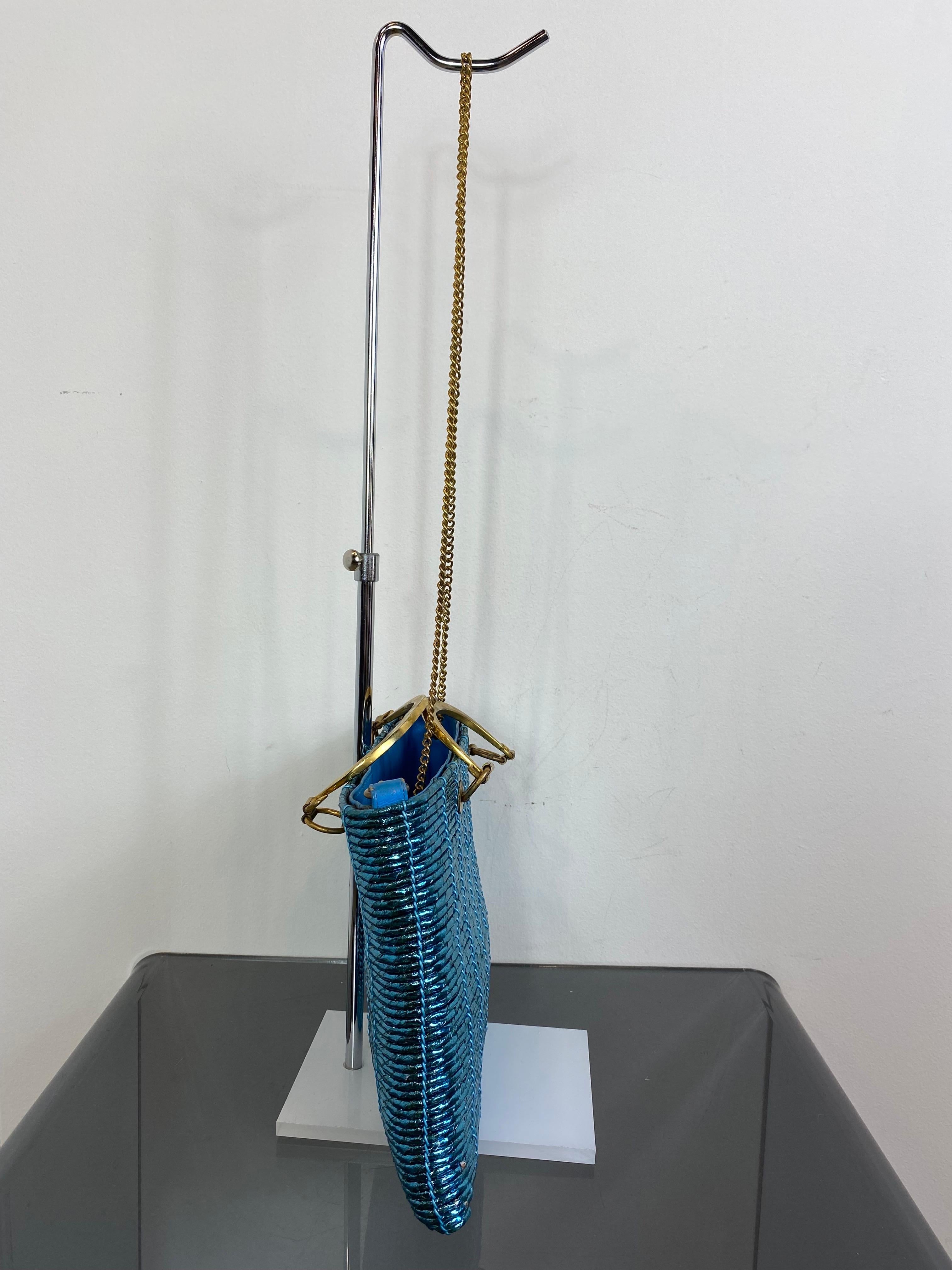 Blue Roberta di Camerino vintage  bag For Sale