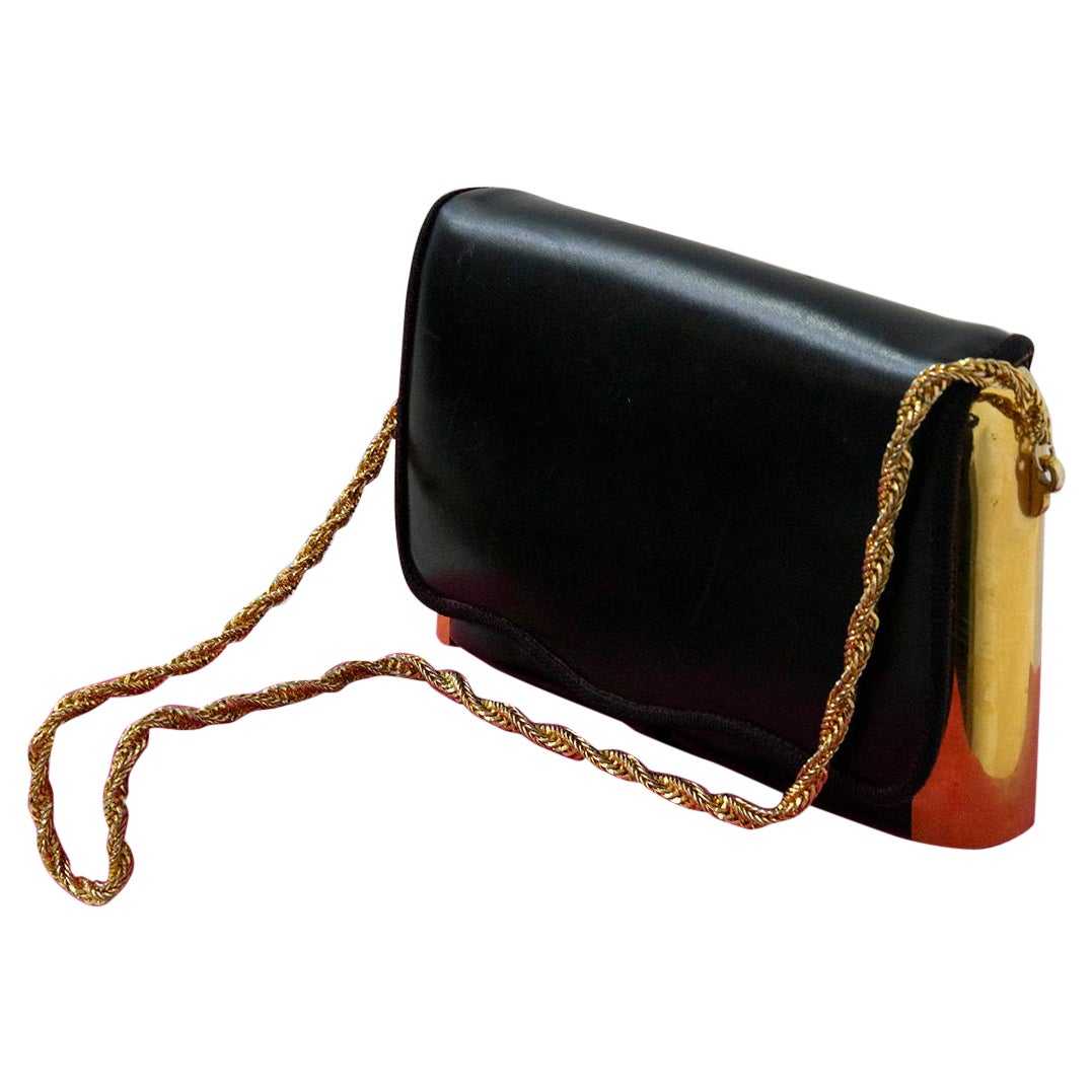 Roberta di Camerino Vintage gold metal shoulder bag