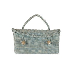 FENICAL 19x19cm Classic Bag Stylish Straw Woven Vintage PU Bag Single Shoulder Bag Brown FENICAL 19x19cm Classic Bag Stylish Straw Woven Vintage PU Bag Single Shoulder Bag Brown
